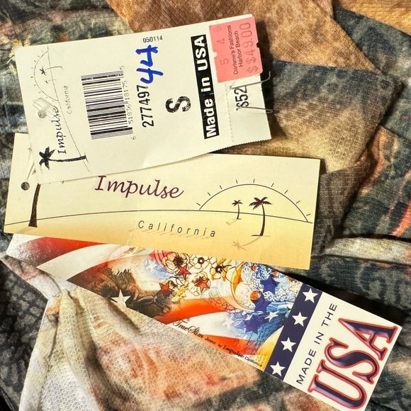 Impulse California Bistro Print Top size Small - Picture 6 of 6